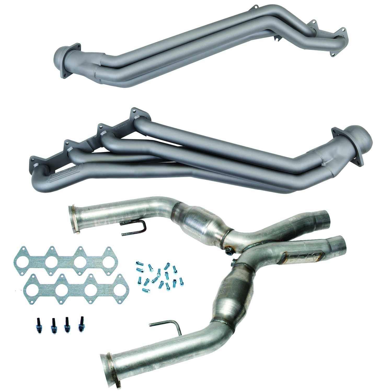 BBK Performance Parts 16412 05-10 MUSTANG GT 1 5/8 LONG TUBE HEADERS PLUS MID PIPE (TITANIUM CERAMIC)